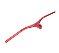 XUXHOU Guidon de Vélo, Guidon de Vélo de Montagne en Alliage D'aluminium avec Conception Intégrée pour une Expérience de Conduite Stable et Sécurisée (rouge)
