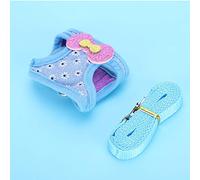 XUXHOU Harnais de Laisse Réglable pour Animaux de Compagnie, Gilet Doux et Respirant pour Petits Animaux, Lapin Hamster Taille S M L 1 Pièce (M)