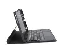 XUXHOU Housse de clavier à panneau tactile avec clavier M10 5G 10,6 pouces, couvercle réglable en cuir d'angle avec clavier rotatif