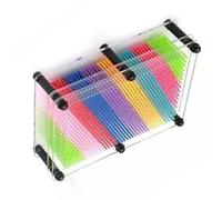 XUXHOU Jouet de Planche d'art D'épingle 3D, Moule D'épingle coloré D'empreinte de Main pour des Enfants et des Adultes pour Créer des Modèles étonnants (Conseil Transparent)