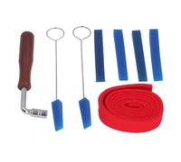 XUXHOU Kit D'accordeur de Piano Professionnel, 8 Pièces en Acier Inoxydable avec Sourdine en Caoutchouc Naturel, pour étudiants, Enseignants, Accordeurs de Piano Professionnels