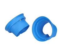 XUXHOU Lot de 2 Adaptateurs de Montage de Haut-Parleur en Gel de Silice pour Système Audio de Voiture, Base Antidérapante, Réduction des Vibrations, Contrôle de Résonance pour Les Conducteurs (Blue)
