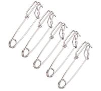 XUXHOU Lot de 5 Clips de Ligne Longue, Connecteurs Pivotants en Acier Inoxydable avec Outil de Goupille Rapide, pour la Pêche en Eau Douce, en Mer et en surfcasting. (2.0 * 80MM)