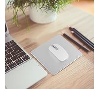 XUXHOU Matera de Souris de Jeu en Aluminium avec Classe, Poignée Lourde et sécurité, éviter Les Glissements de Terrain et Les Rayures, Idéal pour Les Utilisateurs de PC Portables, Blacksilvergold