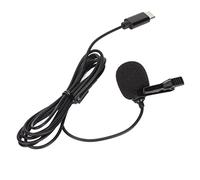 XUXHOU Microphone Cravate USB C, Annulation Bruit Intelligente, Micro Cravate Haute Fidélité pour Podcasters, Journalistes, Enseignants, Streaming en Ligne