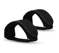 XUXHOU Paire de Sangles de Vélo Réglables, Courroies de Pied Auto-adhésives pour Vélo de Route, Pignon Fixe et VTT