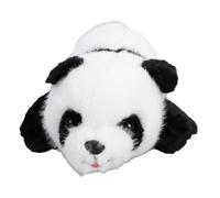 XUXHOU Panda Shoulder Plush Toy, 9,84in Peluche en Coton PP | Poupée compagnon câline, copain assis de 25 cm, figurine en tissu doux, décor câlin au coucher, accent de pièce mignon,