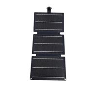XUXHOU Panneau de Chargeur Solaire, Chargeur de Panneau Solaire Flexible ETFE 21 W avec USB Type C, Conversion Monocristallin 22%, Couverture IP68, Portable Pliable pour Camping Randonnée d'urgence