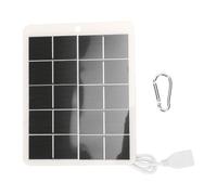 XUXHOU Panneau Solaire, Cellules en Silicium Polycristallin 3 W 5 V | Sortie USB Standard 5V, Étanche, Charge D'entretien Stable, Charge Rapide, Performance Durable, Pour Batterie Externe