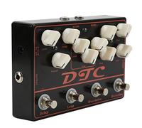 XUXHOU Pédale de Guitare Synthétiseur, Effets de Retard D'overdrive de Distorsion avec Boutons de Contrôle du Volume de tonalité de Gain, Boucle FX pour Pédale D'effets de Guitare