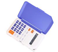 XUXHOU Petite Calculatrice Multifonctionnelle avec Couverture Flip pour Les Enfants, Calculatrice Colorée des élèves pour L'école Primaire, Portable Léger et Facile à Utiliser