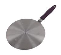 XUXHOU Plaque Adaptateur à Induction, Diffuseur de Chaleur en Acier Inoxydable pour Casseroles en Fer et en Céramique, Accessoire de Cuisson Durable avec Plaque de Dissipation Thermique (22#)