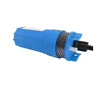 XUXHOU Pompe à Eau Solaire Submersible 30m, Pompe à Eau de Puits Profond Efficace pour L'irrigation et L'étang 24V 6,5l (BLUE)