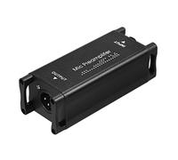 XUXHOU PréAmplificateur de Microphone Activateur de Micro en Aluminium 25 DB Gain Propre 48 V alimenté par Fantôme Amplificateur XLR à Faible Bruit pour Micros à Ruban Dynamiques Enregistrement en