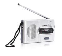 XUXHOU Radio Numérique Portable, Radio AM FM avec Mémoire et | Format de Poche Compact, Corps en Plastique, Réglage Facile par Molette, Prend en Charge le Son TV et les Ondes Longues