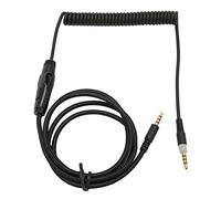 XUXHOU Remplacement de câble d'écouteurs en spirale de qualité supérieure avec contrôle du volume pour les nuages, câble résistant à l'usure pour les joueurs de PC