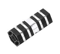 XUXHOU Repose-Pieds de Vélo, 2 Pièces Pédales de Cycle en Alliage D'aluminium Repose-Pieds D'essieu Piquets de Arrière Antidérapants Creux pour Le Cyclisme de Montagne avec Une (Black)