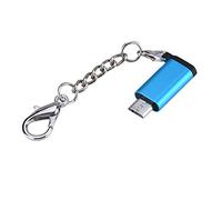 XUXHOU S7 / S6 / S5 / S7 Edge, Note 5/4/6 / 6p, MP3, MP4, taille : 28 x 11 x 5 mm pour / S6 / S5 / Bord adapté pour les femmes Type C Type C A Micro USB Convertisseur PC Connecteur PC (Bleu)