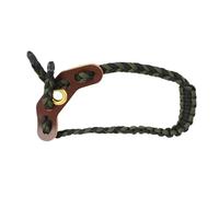 XUXHOU Sangle de Poignet pour Tir à l'arc, Corde à Arc Composée en Nylon tressé et Simili Cuir, 60 X 2 Cm, Conception à Poignée Verticale Réglable pour la Chasse aux Archers d'entraînement sur Cible