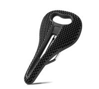 XUXHOU Selle de Vélo, Remplacement de Siège de Vélo Zone de Soulagement Creuse en Nid d'abeille 3D Base Légère Absorbant Les Chocs et Respirante pour Vélos D'intérieur (Taille Unique)