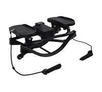 XUXHOU Stepper D'escalier avec Bandes de Résistance, écran HD Silencieux | Pédale texturée antidérapante compacte pour gymnastique à domicile, bras d\'épaule, engagement arrière, mécanisme à rouleau