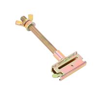 XUXHOU Support de Pneu de Secours E Track Support de Pneu de Secours en Acier galvanisé au Zinc de de Remorque à Ressort de 7 Pouces pour Remorques Fermées Camions Semi-garages (Gold)