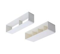 XUXHOU Support de Rangement Mural Polyvalent pour Parapluies, Installation Facile, Support sans Perforation pour Entrée, Conception en ABS Durable pour Parapluies et Béquilles