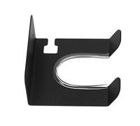 XUXHOU Support Mural pour Sèche-Cheveux pour Une Installation Facile, Forte capacité de Charge, Support pour Sèche-Cheveux pour Salle de Bain - Acier Inoxydable (Black)