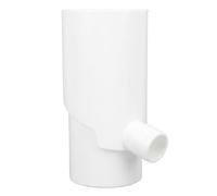 XUXHOU Système de Déviateur d'eau de Pluie Rond Efficace pour Une Collecte Durable de l'eau en Plastique 8 Cm (White)