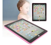 XUXHOU Tablette éducative pour Enfant, Jouet d'apprentissage Anglais Chinois Lettres Mots Orthographe avec Jeu Interactif, for bébé Cadeau éducatif (Pink)