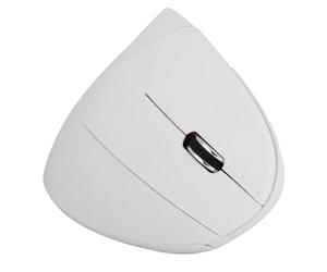 XUXHOU Technologie de Non-Ration de Souris Verticales Ergonomiques, Contrôle sans Fil 2,4 GHz pour Ordinateur Portable PC, Souris pour la Correction des Couleurs de L'ordinateur (White)
