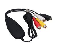 XUXHOU USB 2.0 Video CARDE DVD Adaptateur de Vidéo Facile à Utiliser pour XP 2000 7 8, Admet Les Formats pour Les Fans et Les Passionnés, Les Matériaux Plastiques