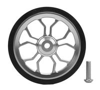 XUXHOU Vélo Pliant, Roue Facile en Alliage D'aluminium, Roue de Vélo Pliante Légère avec Roulements Haute Performance, pour Une Poussée et Une Conduite Faciles (Silver)