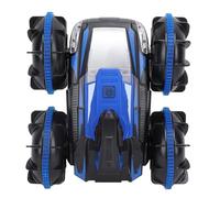 XUXHOU Voiture de Cascade RC à Détection de Gestes, Voiture Télécommandée étanche avec Rotations à 360 Degrés et Pneus à Hélice, Bataille Multi-Joueurs avec Lumières Colorées, pour (Blue)