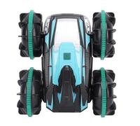 XUXHOU Voiture de Cascade RC à Détection de Gestes, Voiture Télécommandée étanche avec Rotations à 360 Degrés et Pneus à Hélice, Bataille Multi-Joueurs avec Lumières Colorées, pour (Green)