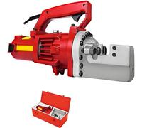 XUXIAO Coupe-Barres hydraulique Portable électrique 1 250 W, Coupe jusqu'à 4 à 20 mm de Barres d'armature en 2 à 3 Secondes, pour la Construction de Voies ferrées et de logements