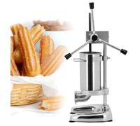 XUXIAO Machine à Churros Commerciale, Machine à Beignets aux Fruits latins en Acier Inoxydable, Machine de Remplissage de Churros, équipement de collation, Machine à Churros pour Boulangerie 3L