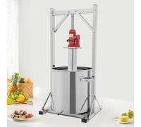 XUXIAO Pressoir hydraulique à vin de Fruits, kit de pressoir Manuel, Pression maximale de 6 600 LB, pour cidre, Pommes, Raisins, teintures, Huile d'olive