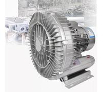 XUXIAO Souffleur régénératif, souffleur à Anneau Vortex Haute Pression, souffleur Vortex d'aération des eaux usées, Pompe à Vide Industrielle pour soufflage ou Aspiration d'air 120W/0.16HP