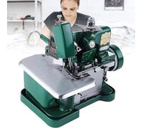 XUXIAO Surjeteuse Industrielle, avec kit d'accessoires | Moteur Puissant, Largeur de surjet 3-5 mm, pour Ourlets et Couture Green