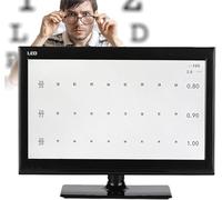 XUXIAO Vision Meter numérique LCD 18,5/21,5 Pouces, vidéomètre électronique avec Plus de 44 cibles visuelles et 5 Modes d'affichage, projecteur d'optométrie pour examens de la Vue 21.5in