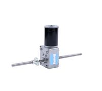 XUXINYCS 12 V/24 V DC M8 Vis double sortie arbre réducteur vitesse réglable Can CW CCW Micro moteur 5840-31ZY