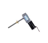 XUXINYCS Vis autobloquante T8 12 V 24 V 215 mm à engrenage sans fin DC Moteur à engrenage à vis sans fin Numéro de tête 1/2/4 Vitesse réglable Can CW CCW Moteur 5840-31ZY