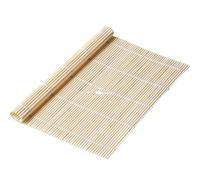 XUXPFJ Lot de 2 tapis à sushi, cuillère à sushi, rouleau à riz for onigiri, accessoires de cuisine en bambou.