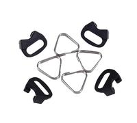XUXPFJ Lot de 4 Crochets de Ceinture for bandoulière d'appareil Photo, Anneau Fendu Triangulaire de Remplacement, Boucle d'appareil Photo, Accessoires for Fujifilm Olympus