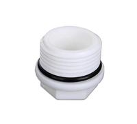 XUXPFJ Raccord de Tuyau en Plastique à Filetage mâle BSP 1/2", 3/4", 1", tête hexagonale, Embout en Plastique, Adaptateur de connecteur en Plastique(3/4")