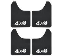 XUXRHMEAN Bavettes Anti-éclaboussures de Voiture pour Pick-up, Camion, SUV, Fourgonnette Coupé Garde-Boue Effet Fibre De Carbone Bavettes Élargisseurs d'ailes (4pcs 4x4)