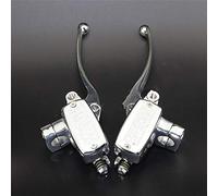 XUXRHMEAN kit Levier d'embrayage et Levier de Frein de Moto pour Y-amaha pour VMAX 12 VMAX 1200 XJR1200 XJR1300 Moto 7/8" 22mm Guidon Frein Hydraulique Maître- Cylindre Frein Leviers d'embrayage (W)