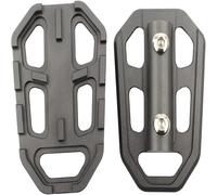 XUXRHMEAN pour B&MW R1200GS / ADV 2013-2018 R1250GS / ADV 2019-2023 Repose-Pieds Larges pour Moto Cale Pied Moto(Gray)