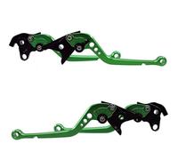 XUXRHMEAN Pour CBR600 F2 F3 F4 F4i 1991-2007 CB919 2002-2007 Hornet 2004 Leviers De Frein Et D'embrayage Moto Levier d'embrayage et levier de frein(Vert)